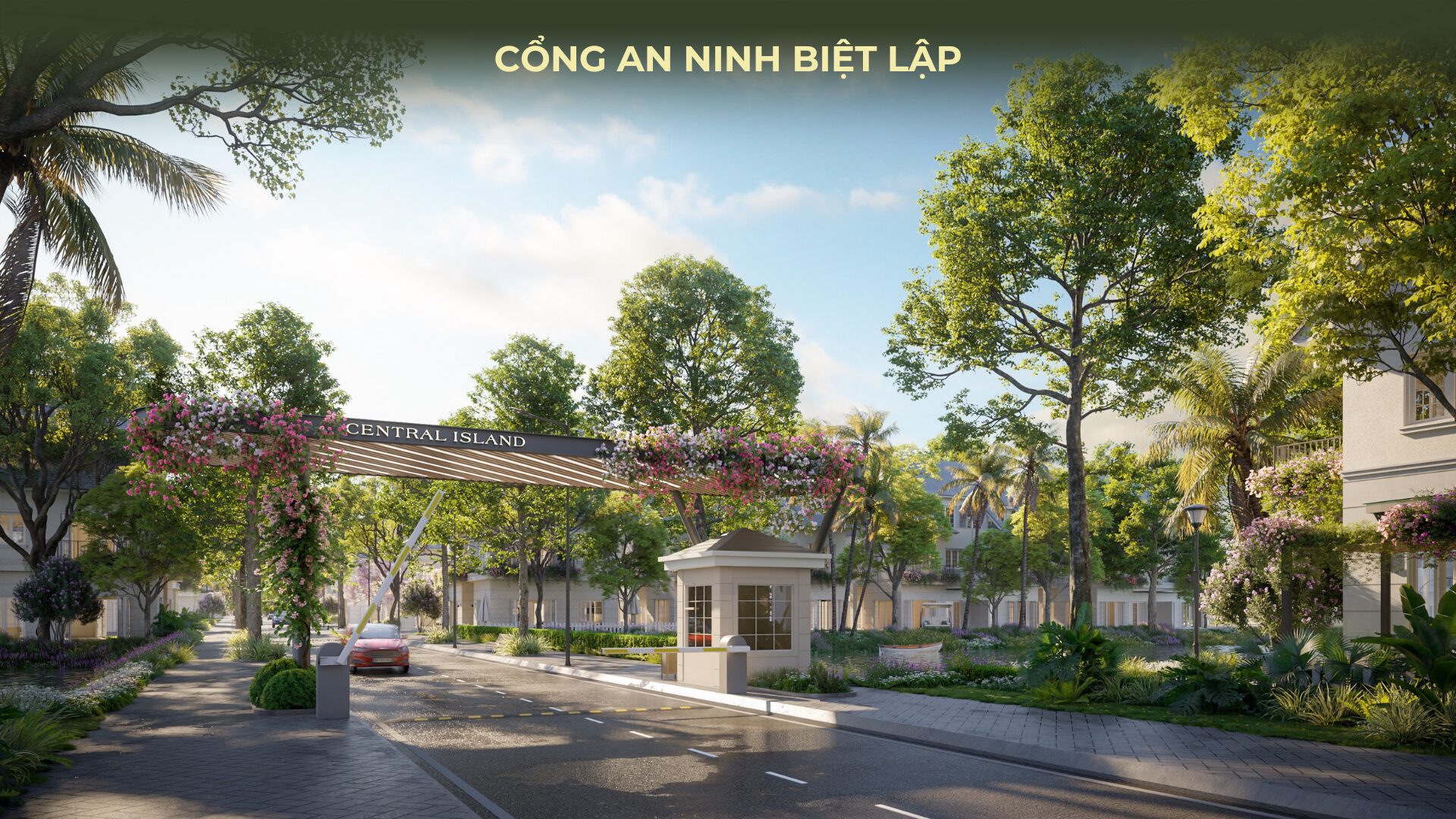 Hệ thống an ninh 24/7 mang đến không gian sống đảm bảo riêng tư, an ninh tuyệt đối cho cư dân Central Island